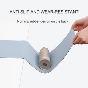 Customizable Non Slip Rubber Base <b>Desk</b> <b>Pad</b> Protector Non-Slip Waterproof PU Leather <b>Desk</b> Mat for Mouse Keyboard - Product Image 2