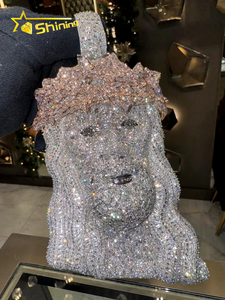 Gioielli Hip Hop, Ciondolo Gesù in Argento 925 Completamente in Moissanite, Ciondolo Personalizzato di Alta Qualità in Moissanite per <span class=keywords><strong>Uomo</strong></span>, Charm Iced Out - Product Image 4