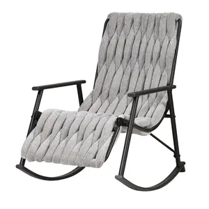 Качели для взрослых, уличное сиденье из ротанга, стальные складные стулья, уличная мебель, Пляжное Кресло-Качалка