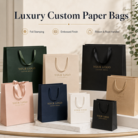 Sac cadeau personnalisé en carton blanc écologique, durable, imperméable, avec poignée en ruban de soie, pour bijoux, cosmétiques, boutique de luxe