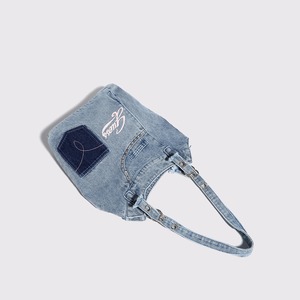 2025 new casual women's bag, <b>denim</b> <b>material</b>, brand logo - Product Image 3