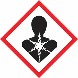 Danger caution GHS Symbol Label: Health Hazard sign harzardous materials waste safety sign