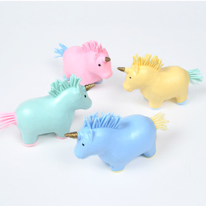 Cute Colorful Relaxing <b>Unicorn</b> Squeeze Stress-Relief Soft Ball Toy High-Quality Slow Rebound Toys <b>Gift</b> for Children <b>Adults</b> Toys - Product Image 1