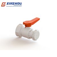 Réservoir de vanne papillon IBC VALVE 62/75/100 Vanne Plastique Pour Cuve Sortie avec écrou pour gazole eau
