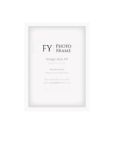 Kit de cadre photo en bois MDF style nordique A3 A4 noir naturel blanc pour décoration murale