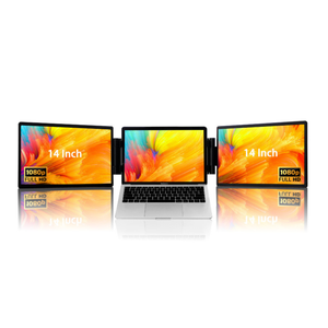 Nuovo Monitor Portatile Triplo da 14 Pollici FHD USB-C 2025, Frequenza di Aggiornamento <span class=keywords><strong>60</strong></span> <span class=keywords><strong>Hz</strong></span>, Doppio Schermo LCD per Laptop Aziendali, Pannello IPS - Product Image 6
