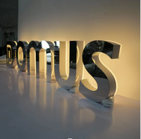 Letrero Luminoso LED Personalizado Carrey, Impermeable, para Publicidad Comercial, Letras 3D, Letras de Canal para Exteriores, Retroiluminadas, para Fachada de Tienda o Empresa