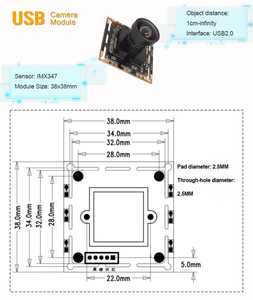 Módulo de Cámara USB 2.0 Ultrarrápido, Sensor CMOS IMX347 de 4MP, 60FPS, H.264, SDK, Transmisión en Vivo, Análisis de Movimiento Deportivo - Product Image 6