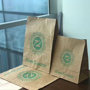 Sacs en papier personnalisés avec logo imprimé, écologiques, résistants à la graisse, <span class=keywords><strong>pour</strong></span> les vomissements, les médicaments, les pharmacies, les ordonnances - Product Image 3