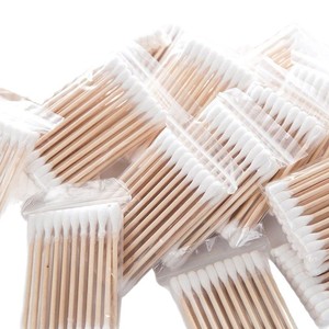 สำลีก้านสองหัว ขนาด 125 มม. ฟองน้ำธรรมชาติ 30 แพ็ค 100 แพ็ค 10 แพ็ค สำหรับใช้ทั่วไป - Product Image 2