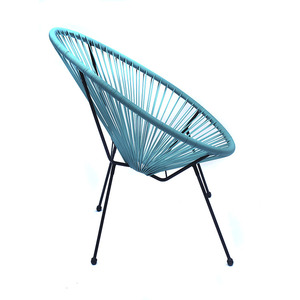 Chaise de salon en rotin pour intérieur et extérieur, résistante aux intempéries, chaise de bistrot en osier, chaise <span class=keywords><strong>Acapulco</strong></span> en rotin - Product Image 3