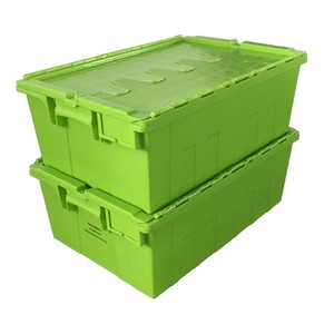 Caja de <span class=keywords><strong>Mudanza</strong></span> Apilable y Encajable de PP Resistente con Ruedas y Cierre Seguro para Mudanzas en el Hogar y la Oficina, Suministro del Fabricante - Product Image 6