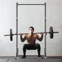 Vente directe d'usine d'équipement en acier de gymnastique à domicile Lat Pull Barbell Exercise Rack Pull-up Bar Squat Rack