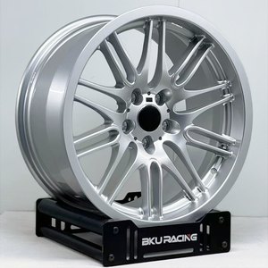Jantes Bku forgées 5X120 pour <span class=keywords><strong>BMW</strong></span> Série 3 Série 5 E36 <span class=keywords><strong>E46</strong></span> E34 E90 E60, jantes en alliage gris canon de <span class=keywords><strong>17</strong></span>, 18 et 19 pouces - Product Image 5