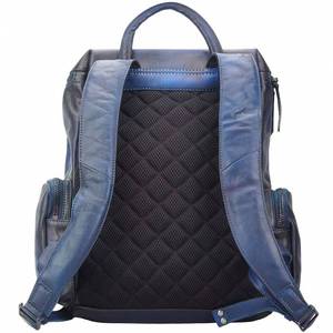 Contemporary Women <b>Leather</b> <b>Backpack</b> Designed for Bulk Wholesale Customized Orders with Elegant Styling Functional Multi Pocket - Product Image 3