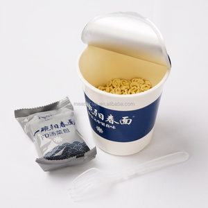 Impreso personalizado de ondulación de papel de pared bañeras de fideos instantáneos de tazón de sopa de <span class=keywords><strong>Pasta</strong></span> de comida para llevar cajas caja de fideos - Product Image 5