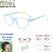 Gafas ópticas Tr90 para niños flexibles con diseño bonito al por mayor, montura TEnergetic para niños flexibles y no fáciles de romper