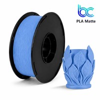 Filament PLA Mat 1,75 mm 1 kg Écologique à Base Végétale Faible Odeur Faible Brillance Bobine de Filament pour Imprimante 3D FDM Vente Directe Usine