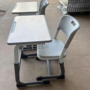 Ensemble de bureau et de chaise ergonomique pliable et durable pour le collège, pour une utilisation en classe, bureaux et chaises pour élèves - Product Image 6