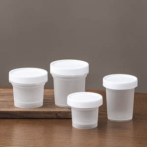 Nouveau 2024 – Mini-coupelles en plastique PP de luxe, givrées, 100 ml, qualité alimentaire, jetables, <span class=keywords><strong>pour</strong></span> <span class=keywords><strong>yaourt</strong></span>, <span class=keywords><strong>crème</strong></span> glacée, gelée et pouding - Product Image 5