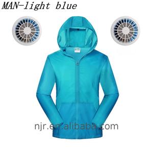 Work Clothes with Twofans Used Summer USB <strong>Cooling</strong> Fan Men <strong>Jacket</strong> - Product Image 3