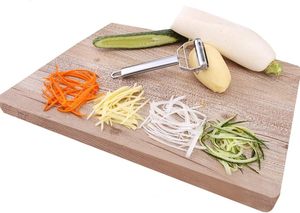 Trend Multifunctional Stainless Steel Manual <b>Vegetable</b> Julienne Potato Peeler Non-Stick Reusable Microwave Safe Portable - Product Image 3