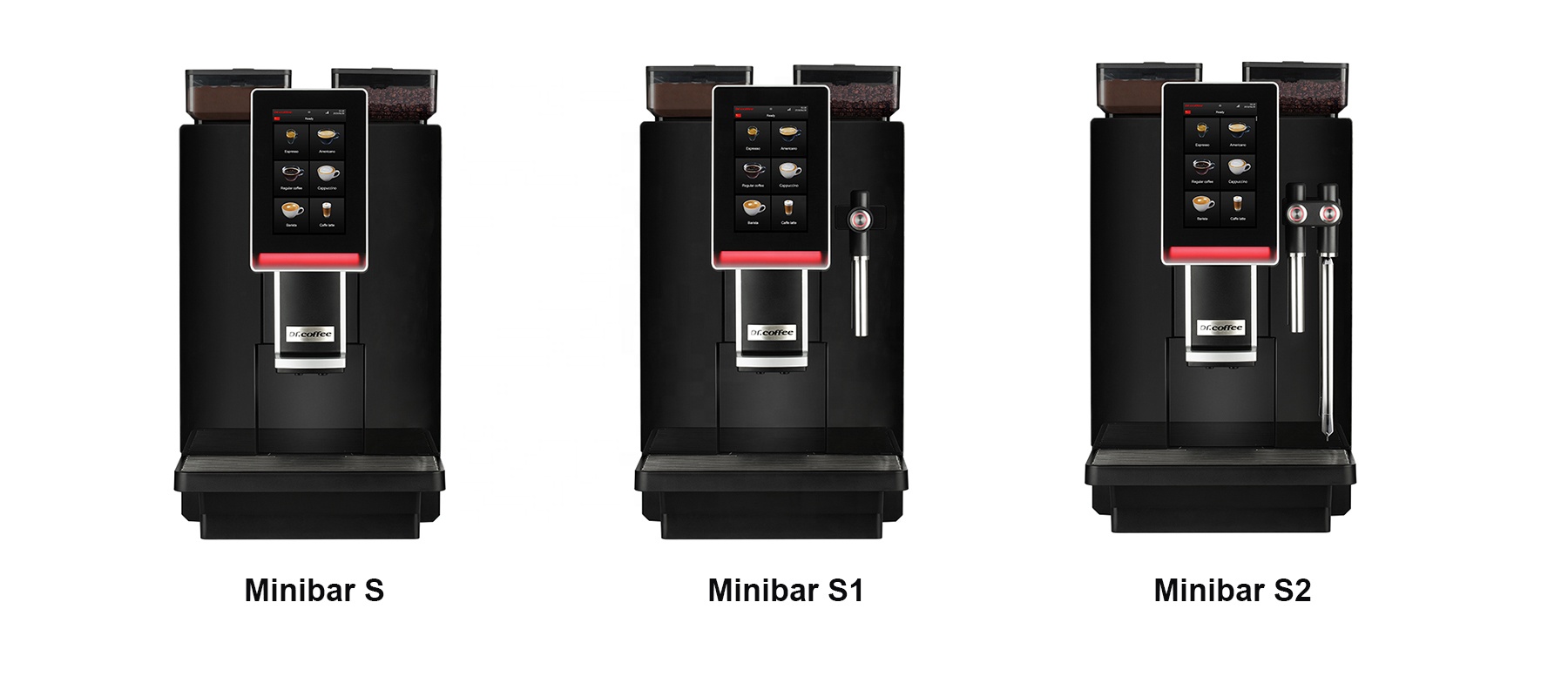Dr.Coffee MinibarS1最高のエスプレッソコーヒーマシンプロの