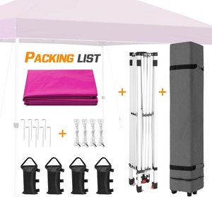 Wholesale PopUp Tents for Events Canopy Tent Order Custom Tent with logo 10 X 10 Quick Setup Waterproof UV Resistant Foldable - Product Image 3