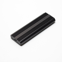 Nouvel boîtier externe pour disque dur M.2 en aluminium, interface USB 3.1 double protocole Type-C pour ordinateur portable M.2 SSD