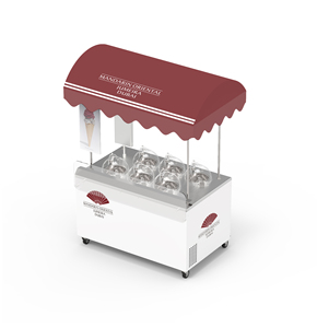 Máquina de Gelato MILES PRO V6, Máquina Todo en Uno para Hacer Helados <span class=keywords><strong>y</strong></span> Gelato, Combinable con Gelato para Exteriores, 6 Sabores - Product Image 6