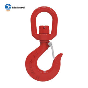 HIDEA <span class=keywords><strong>Crochet</strong></span> pivotant <span class=keywords><strong>de</strong></span> type G80 360° °   <span class=keywords><strong>Crochet</strong></span> <span class=keywords><strong>de</strong></span> levage à œil autobloquant en acier forgé à rotation pour levage en hauteur - Product Image 3