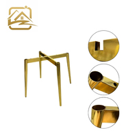 Pieds de chaise en métal chromé massif de 42 cm, vente en gros d'usine moderne, pieds de chaise en fer, support de canapé pour chaise