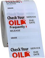 Étiquettes autocollantes statiques en papier pour prochain service, faciles à retirer, autocollants de changement d'huile, étiquettes NFC étanches ISO14443A pour pare-brise