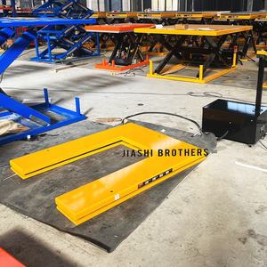 Plataforma Elevadora <span class=keywords><strong>de</strong></span> Tijera Hidráulica Eléctrica en Forma <span class=keywords><strong>de</strong></span> U <span class=keywords><strong>de</strong></span> Gran Capacidad, Plataforma Hidráulica Fija para Carga y Descarga <span class=keywords><strong>de</strong></span> Materiales a Granel - Product Image 3