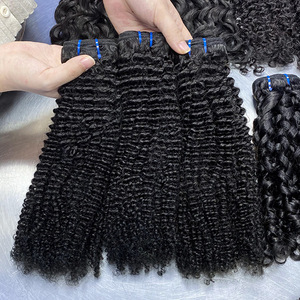 <span class=keywords><strong>Extensiones</strong></span> de Cabello Virgen Personalizadas, Rizadas y Trenzadas, para Cola de Caballo, Peluca de Cortina - Product Image 5