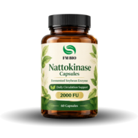 Capsules de Nattokinase Premium 2000 FU, Complément Enzymatique de Soja Fermenté, Fabricant OEM de Capsules de Nattokinase à Marque Privée