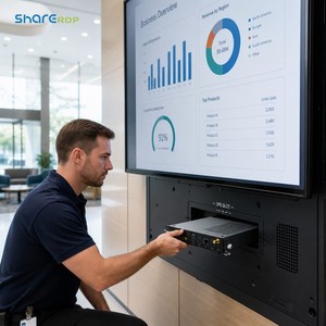 Mini PC industriel interactif Sharerdp personnalisé avec processeur <span class=keywords><strong>Intel</strong></span> <span class=keywords><strong>Core</strong></span> <span class=keywords><strong>i3</strong></span>, i5, i7 de 10e génération (1030NG7, <span class=keywords><strong>1005G1</strong></span>) et connectivité OPS 80 broches pour affichage numérique - Product Image 3