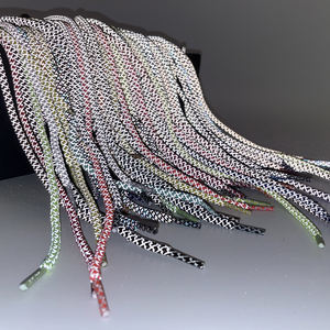 Светоотражающие шнурки для мужчин и женщин, кроссовки, шнурки для обуви, безопасные светоотражающие шнурки, круглые 50, сменные шнурки - Product Image 4