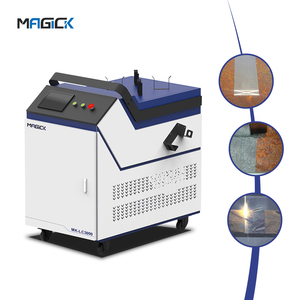 Machine de nettoyage, découpe et soudage laser 4-en-1 pour surfaces métalliques rouillées, 1500W, 2000W, 3000W, mini, pour l'élimination des fibres - Product Image 1