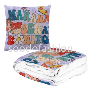 2024 popular Venta caliente <span class=keywords><strong>Karol</strong></span> <span class=keywords><strong>G</strong></span> franela de doble cara almohada de oficina manta para siesta sofá de coche cojín plegable 2 <span class=keywords><strong>en</strong></span> 1 - Product Image 2
