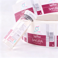 Étiquettes personnalisées pour flacons de 10 ml et 5 ml, étiquettes autocollantes pour flacons de poudre de peptide à double couche de 10 ml et 5 ml
