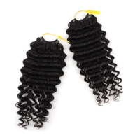 AHVAST Factory - Extensions de cheveux naturels au crochet effet plume, pré-bouclées, boucles birmanes, tresses bouclées style bohème - Vente chaude - Fournisseur de cheveux naturels