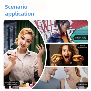 Q8 Loại C Không Dây Lavalier Microphone Sạc Hộp Tiếng Ồn Hủy Bỏ Iphone Video Ghi Âm Vlogging Live Streaming Microphone - Product Image 3