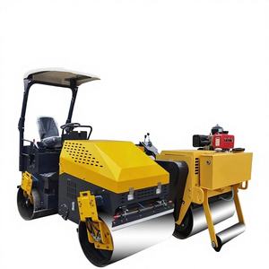 Compacteur de chaussée vibrant à double roue en acier de 2 tonnes, monté sur véhicule, entièrement hydraulique, rouleau compresseur routier Changchai 35Hz - Product Image 1