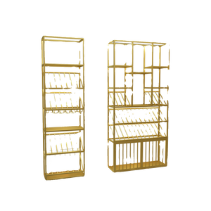 Espositore Moderno in Metallo per <span class=keywords><strong>Enoteca</strong></span> Commerciale con Scaffale Inclinato a Parete o da Terra per Vini Rossi e Bianchi - Product Image 6