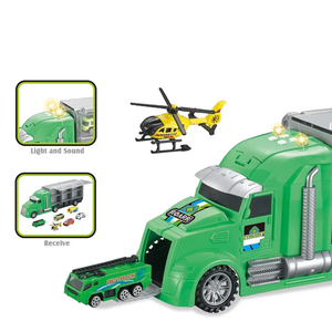 Camión de Juguete de Aleación Fundida a Presión, Marca <span class=keywords><strong>COMBUY</strong></span>, Contenedor de Almacenamiento, Gran Transporte Inercial, Juguete Educativo con Control Remoto, EN71 - Product Image 6