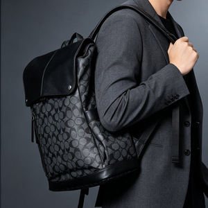 Men's Plaid <b>Backpack</b> <b>Large</b> Capacity 20-35L Computer Interlayer Leisure Travel Bag - Product Image 4