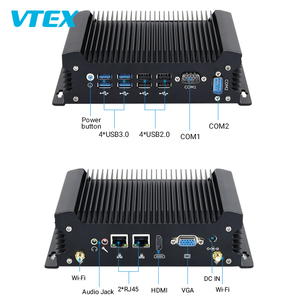 PC industriel embarqué compact avec module 4G, processeur I5-8350U, WIFI4, <span class=keywords><strong>BT4</strong></span>, poids 1 kg, alimentation 12V DC, PC industriel robuste de bureau - Product Image 4