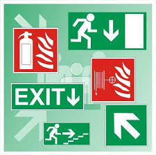 Dấu hiệu thoát hiểm hành động cháy dấu hiệu khẩn cấp phát quang - Product Image 2