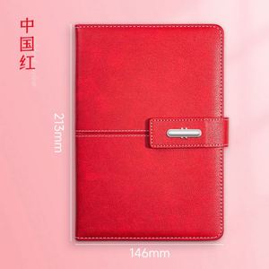 Carnet de notes A5 en cuir personnalisé pour entreprise, journal de bureau, coffret cadeau avec stylo de luxe - Product Image 3